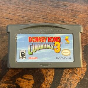 Nintendo Donkey Kong Country 3 Game Cartridge - Black
